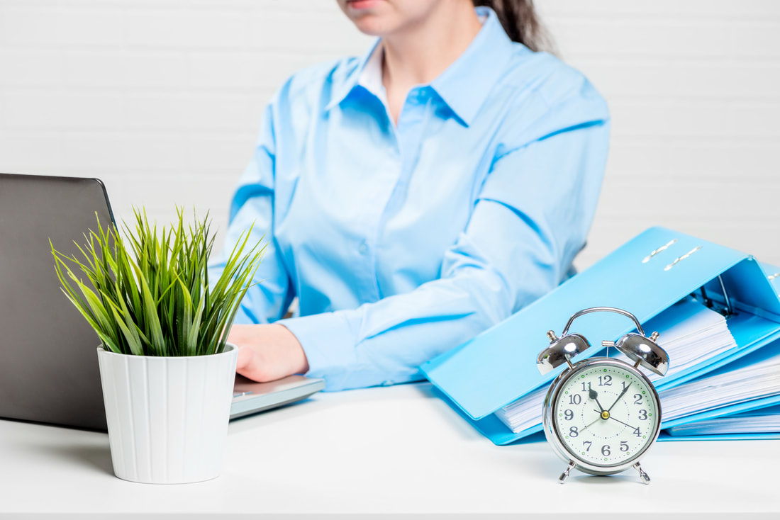 woman using a laptop